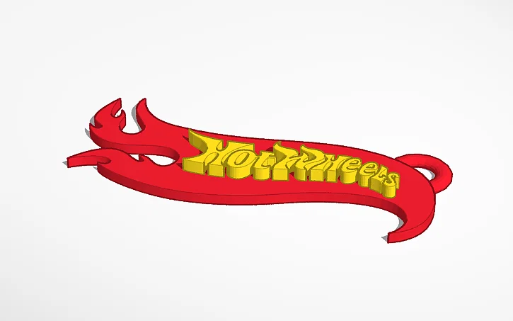 Móc khóa Hot Wheels thiết kế hai màu độc đáo cho dân mê xe - Image 1