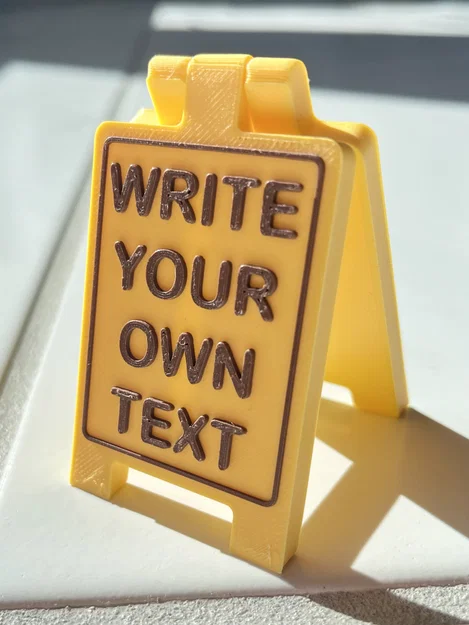 Bảng Đứng Mini – 2 Mặt (Double Sided) - Image 1