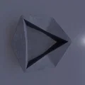 Gạt tàn thuốc 3D thiết kế hiện đại phong cách tối giản - Thumbnail 4