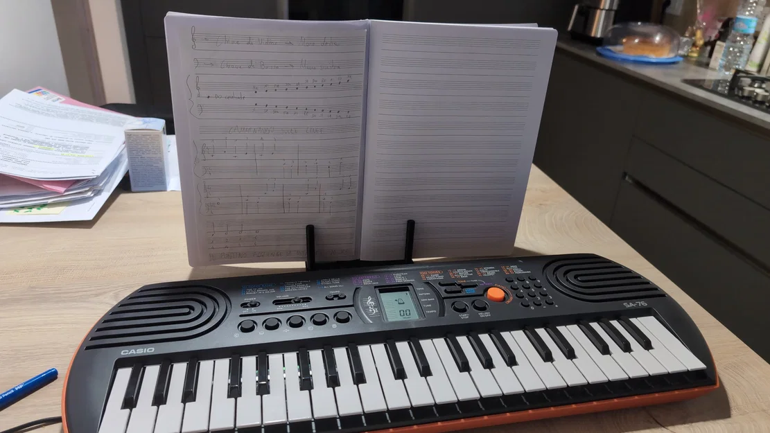 Giá đỡ bản nhạc 3D nhỏ gọn, chắc chắn cho người học nhạc - Image 2