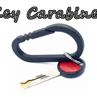 Móc khóa Carabiner in 3D tiện dụng cho chìa khóa