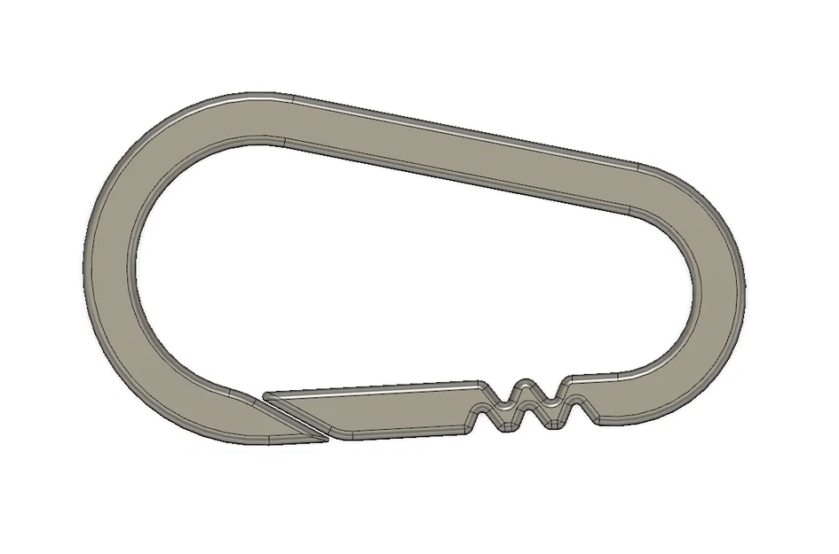 Móc khóa Carabiner in 3D tiện dụng cho chìa khóa - Image 2