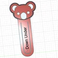 Kẹp sách hình Koala đáng yêu - Mẫu in 3D đơn giản và tinh tế - Thumbnail 1