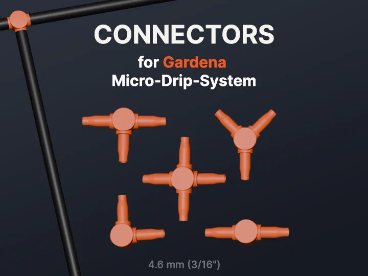 Đầu nối Gardena Micro-Drip-System (Connectors) - Image 1
