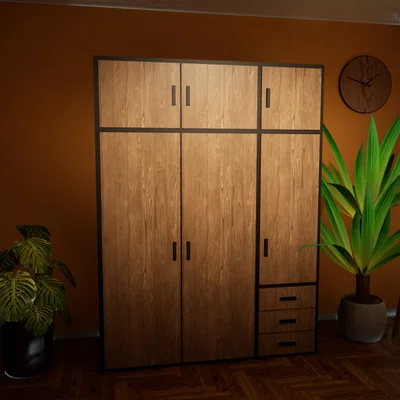 Tủ Quần Áo Miniature (Armoire) Dành Cho Nhà Búp Bê Và Diorama