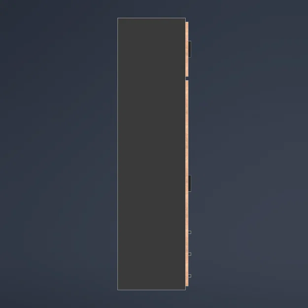 Tủ Quần Áo Miniature (Armoire) Dành Cho Nhà Búp Bê Và Diorama - Image 12