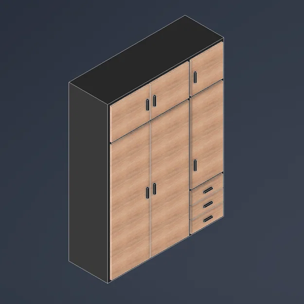 Tủ Quần Áo Miniature (Armoire) Dành Cho Nhà Búp Bê Và Diorama - Image 13