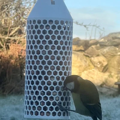 Máng ăn cho chim đựng đậu phộng (Peanut bird feeder)