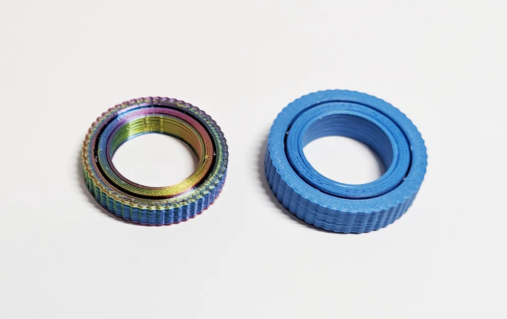 Nhẫn fidget bi thép (Ball Bearing Fidget Ring) - Image 1