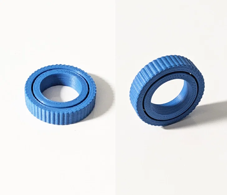 Nhẫn fidget bi thép (Ball Bearing Fidget Ring) - Image 2