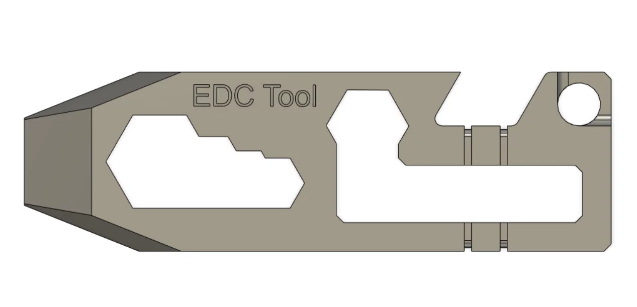 Keychain Tool - EDC Tool (Dụng cụ đa năng gắn móc khóa) - Image 4