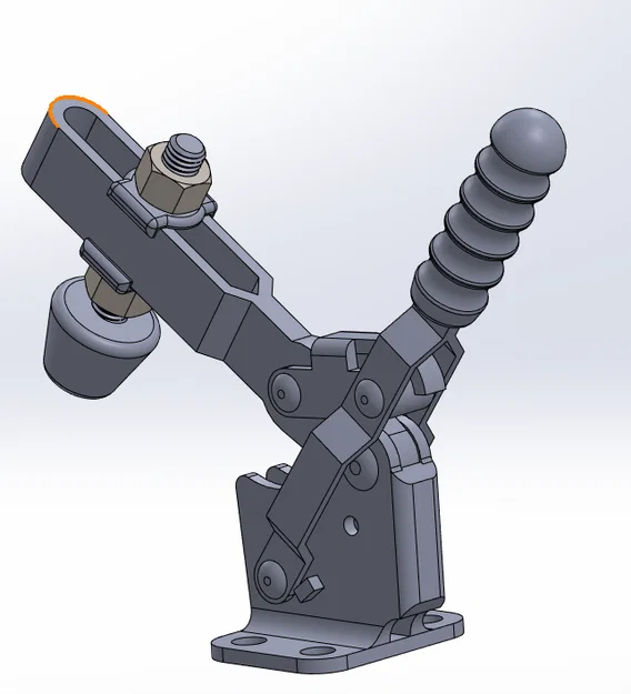 Bộ kẹp đòn bẩy đứng (Vertical Toggle Clamp) in 3D hữu ích - Image 4