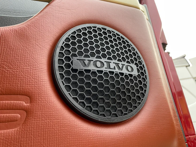 Mặt che loa trang trí logo Volvo cho xe tải - Mẫu in 3D độc đáo - Image 2