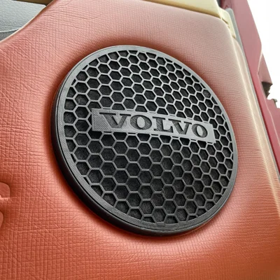 Mặt che loa trang trí logo Volvo cho xe tải - Mẫu in 3D độc đáo