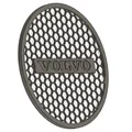 Mặt che loa trang trí logo Volvo cho xe tải - Mẫu in 3D độc đáo - Thumbnail 3