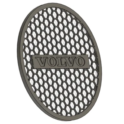 Mặt che loa trang trí logo Volvo cho xe tải - Mẫu in 3D độc đáo