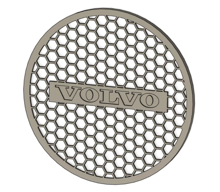 Mặt che loa trang trí logo Volvo cho xe tải - Mẫu in 3D độc đáo - Image 4