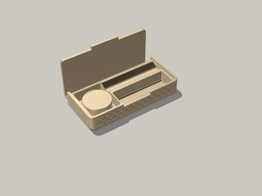 Hộp đựng đa năng in 3D có kèm phụ kiện xay và khay cuốn - Image 1