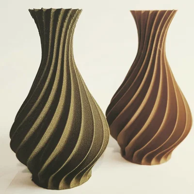 Mẫu bình hoa Spiral 3D trang trí tinh tế - File in 3D decor