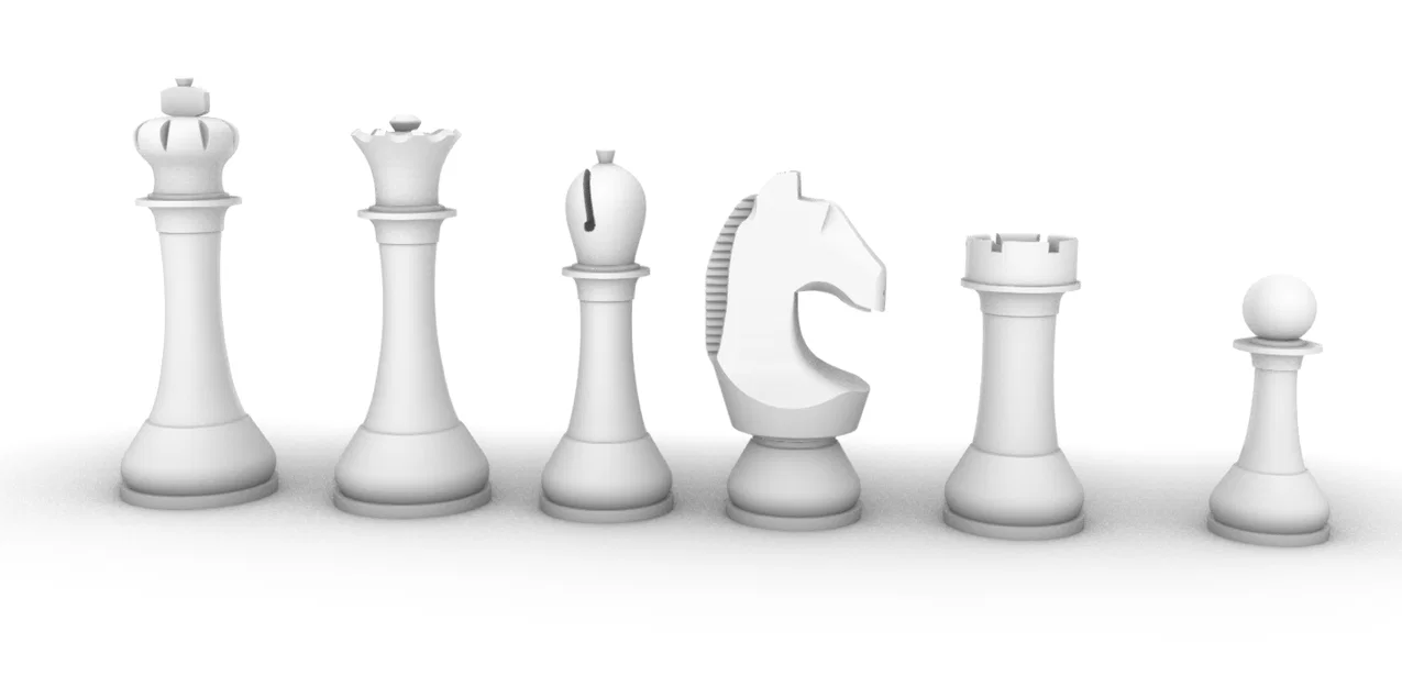 Mẫu quân cờ vua 3D chuẩn đẹp, có thể thêm trọng lượng - Image 1