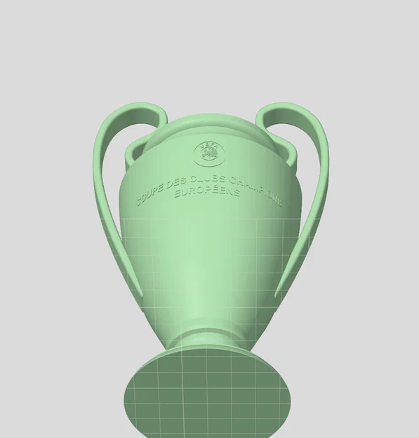 Mô hình 3D Cúp Champions League trang trí đẹp mắt - Image 2