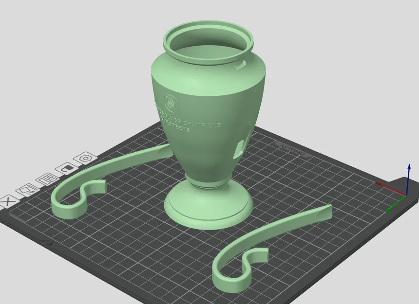 Mô hình 3D Cúp Champions League trang trí đẹp mắt - Image 3