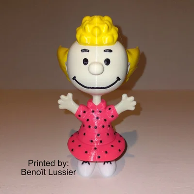 Mô hình 3D Sally Brown (Peanuts) – STL in 3D