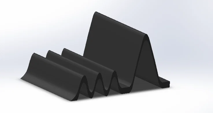 Giá đỡ điện thoại hình sóng (Wave Phone Holder) in 3D đẹp mắt - Image 2