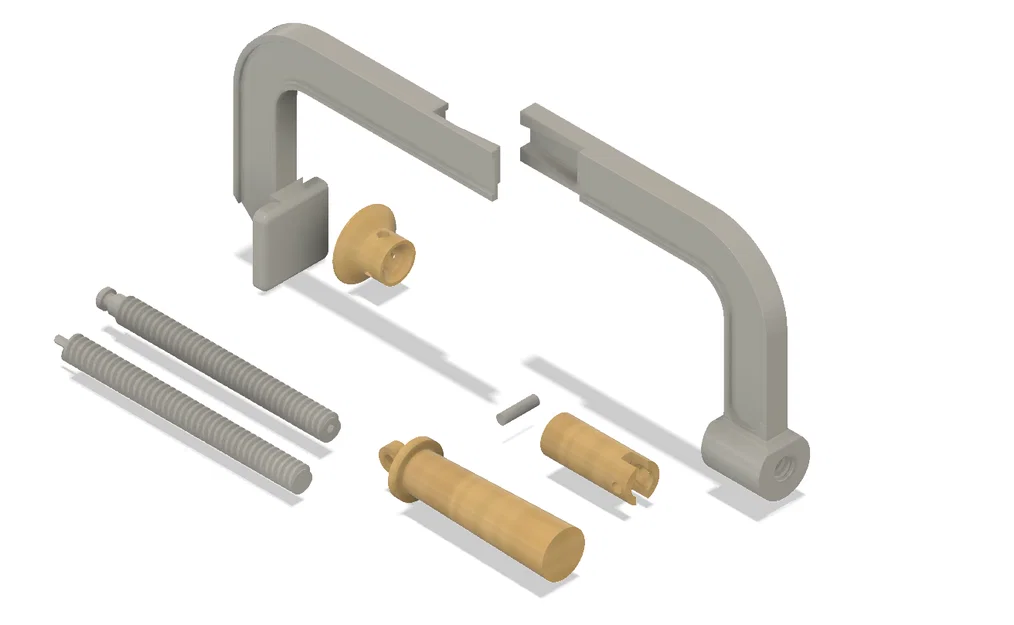 C-Clamp (G-Clamp) – Kẹp chữ C cho vật dày, 2 phiên bản - Image 2
