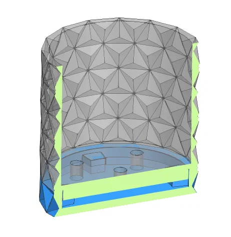 Chậu cây cảnh 3D họa tiết tam giác V2 có khay chứa nước tiện lợi - Image 2