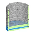 Chậu cây cảnh 3D họa tiết tam giác V2 có khay chứa nước tiện lợi - Thumbnail 2