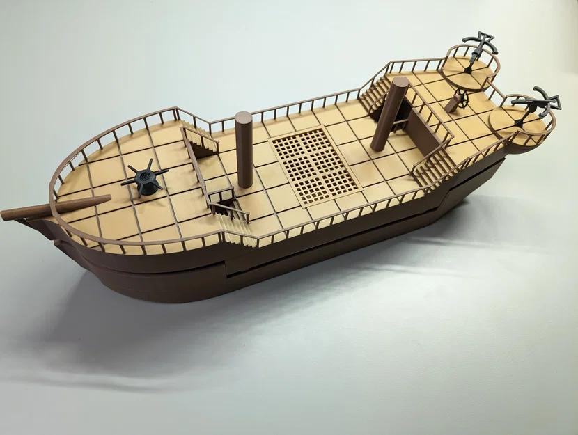 Tàu Prop D&D (Sơn 2 Màu) Khổ Lớn - Large-Format - Image 2