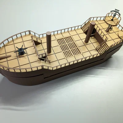 Tàu Prop D&D (Sơn 2 Màu) Khổ Lớn - Large-Format