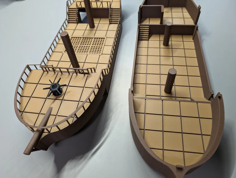 Tàu Prop D&D (Sơn 2 Màu) Khổ Lớn - Large-Format - Image 3