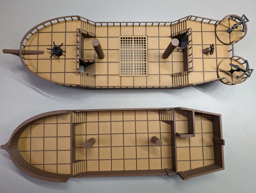 Tàu Prop D&D (Sơn 2 Màu) Khổ Lớn - Large-Format - Image 4