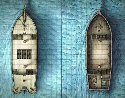 Tàu Prop D&D (Sơn 2 Màu) Khổ Lớn - Large-Format - Image 5