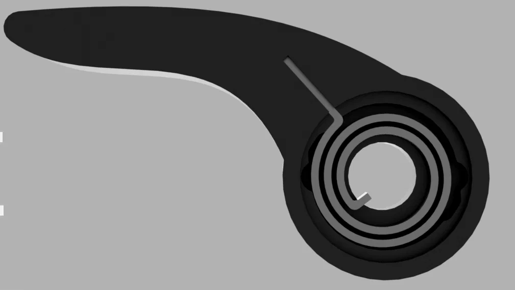 Cơ cấu lên phim bằng cần gạt tự hồi cho camera phim in 3D - Image 4