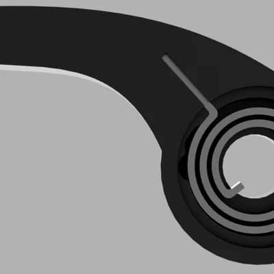 Cơ cấu lên phim bằng cần gạt tự hồi cho camera phim in 3D