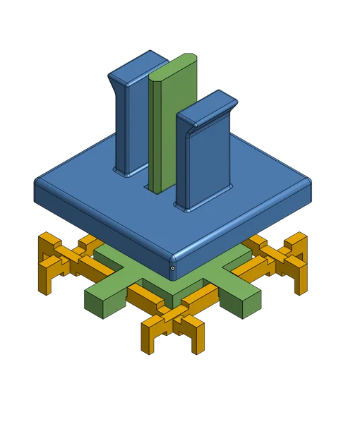 Dụng cụ căn chỉnh lắp nam châm Gridfinity - Image 5