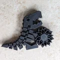 Flexi T-Rex Hoa Hướng Dương (Print in place) - Thumbnail 3