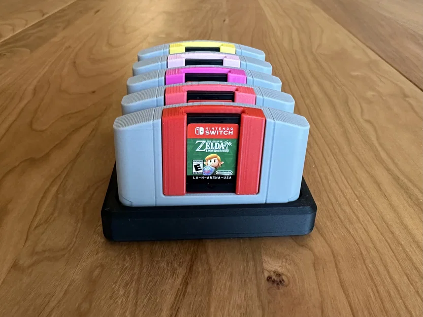 Kệ trưng bày băng Switch kiểu Retro N64 (Retro N64 Switch Cartridge Display) - Image 2