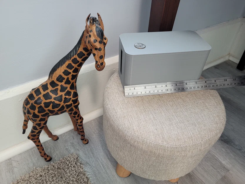 Hộp quản lý dây điện (Cable Management Box) 3D cho không gian gọn gàng - Image 3