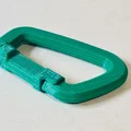 Móc treo carabiner 3D tiện lợi cho balo và xe đạp - Thumbnail 2