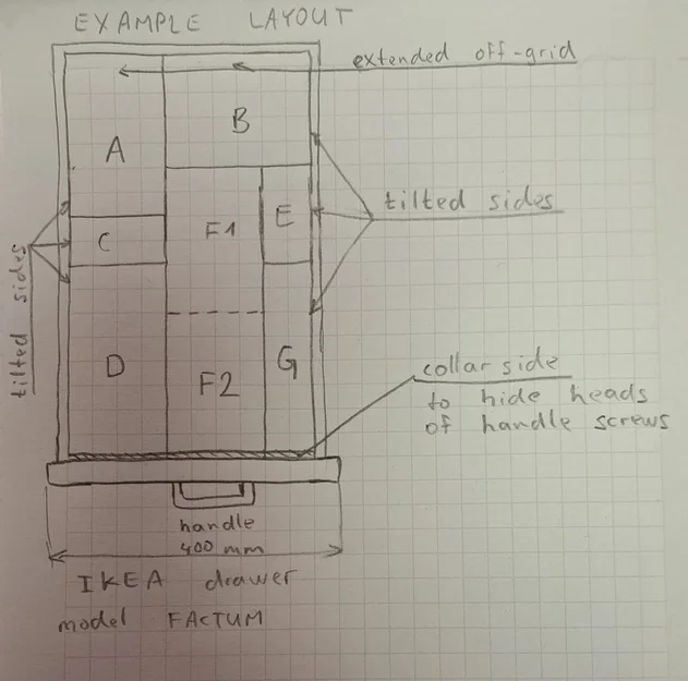 Remix Khay Chia Ngăn Ngăn Kéo Dạng Modular (Modular Drawer Organizer Remix) - Image 7