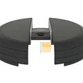 BMW E30/E28/E21 - tay nắm cửa sổ trời “rosette” (OEM: 54 12 1 867 887) - Thumbnail 2