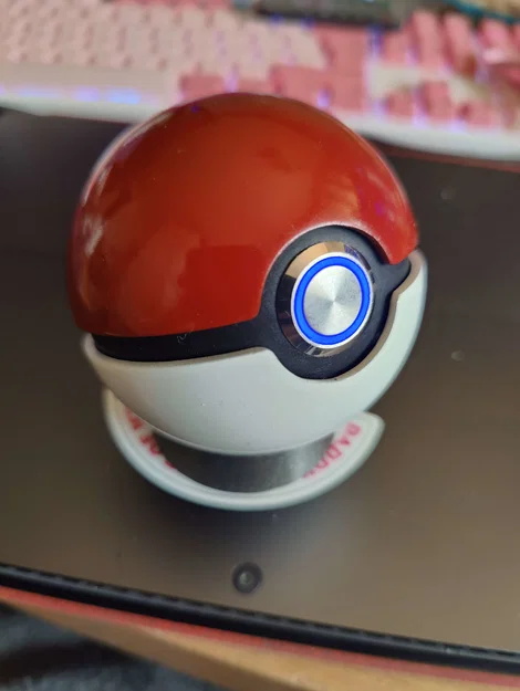 Pokeball – Mô hình có nút LED phát sáng - Image 1