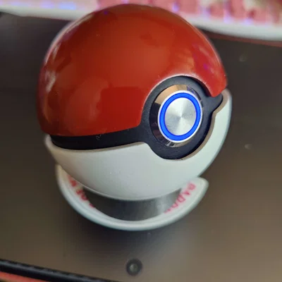 Pokeball – Mô hình có nút LED phát sáng