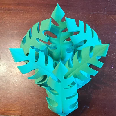 Tượng Treo Tường Lá Monstera