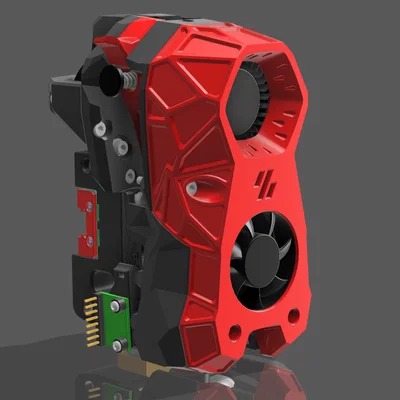 Voron Stealth Burner Custom Front - Mặt trước custom