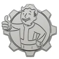 Mô hình trang trí Fallout Vault Boy 3D ấn tượng - Thumbnail 1
